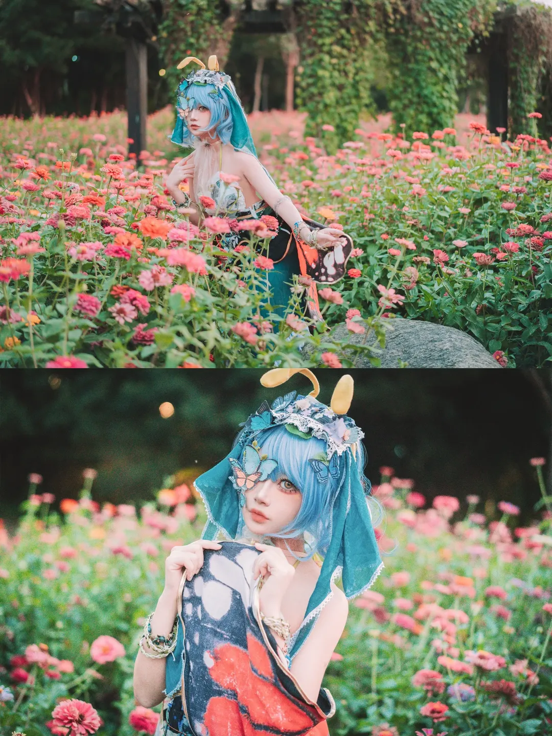 cosplay, 东方Project, 爱塔妮缇拉尔瓦cos, 蝴蝶, 园博苑 - 第1张