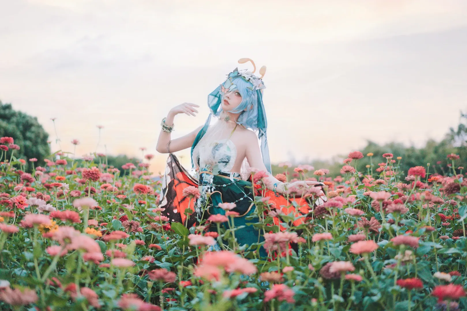 cosplay, 东方Project, 爱塔妮缇拉尔瓦cos, 蝴蝶, 园博苑 - 第4张