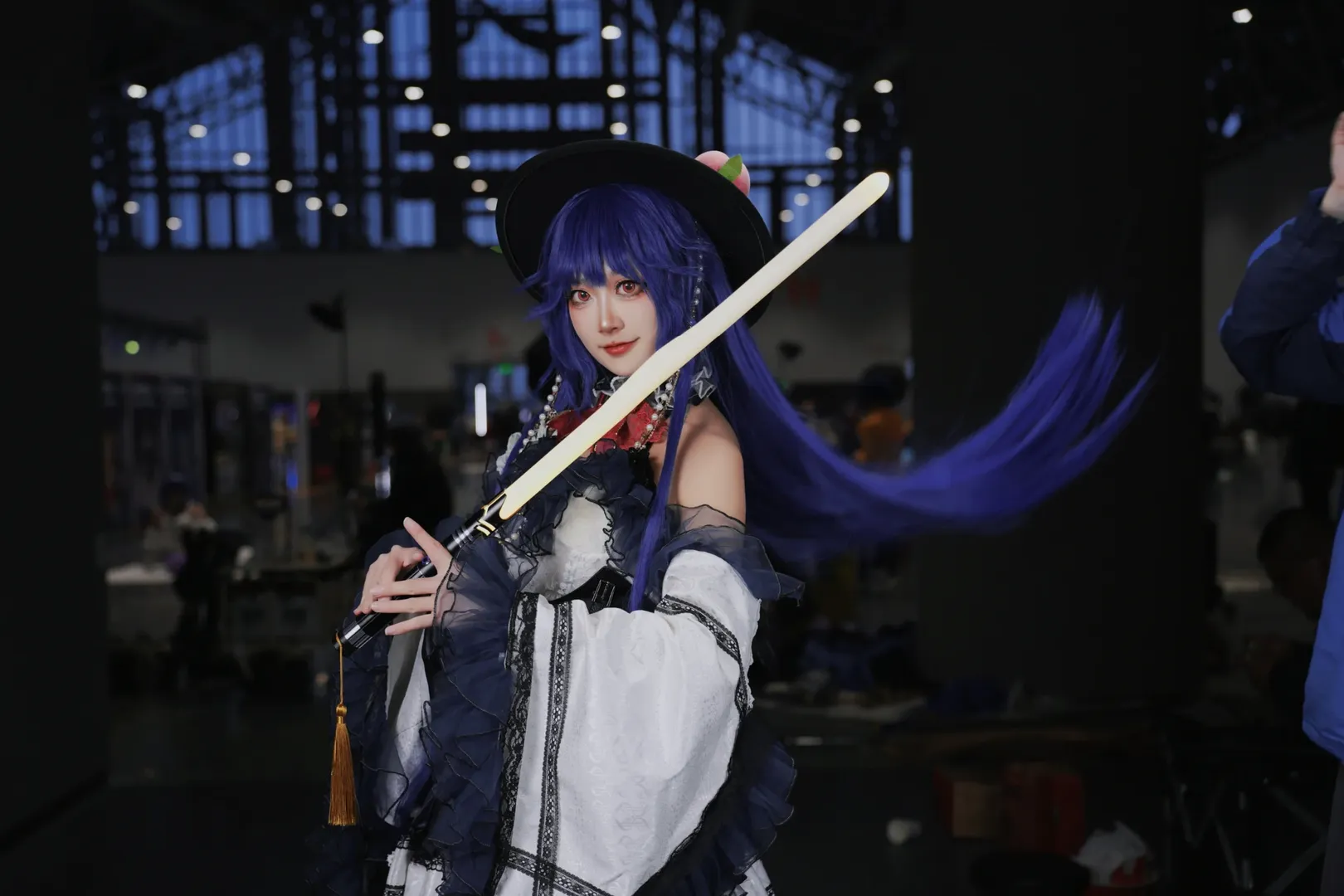 二次元少女, 东方Project, 漫展场照, 比那名居天子cos, cosplay摄影 - 第5张
