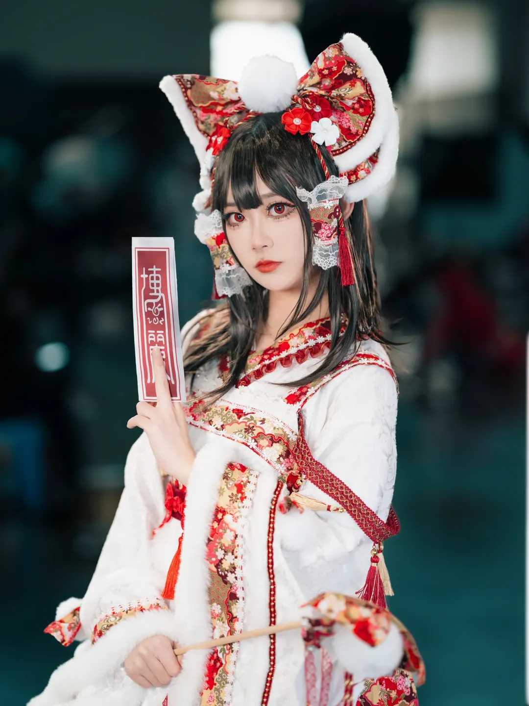 Reimu Hakurei Cosplay, Touhou Project, Anime convention, Shrine maiden cosplay, ACG Renaissance - Image 12