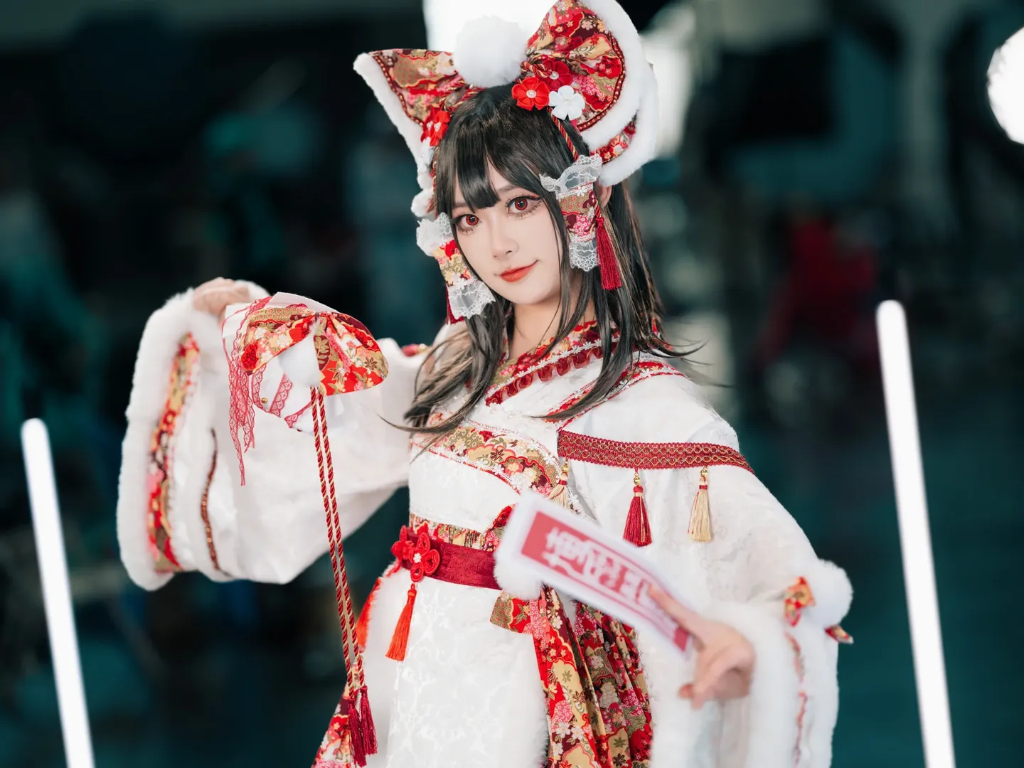 Reimu Hakurei Cosplay, Touhou Project, Anime convention, Shrine maiden cosplay, ACG Renaissance - Image 13