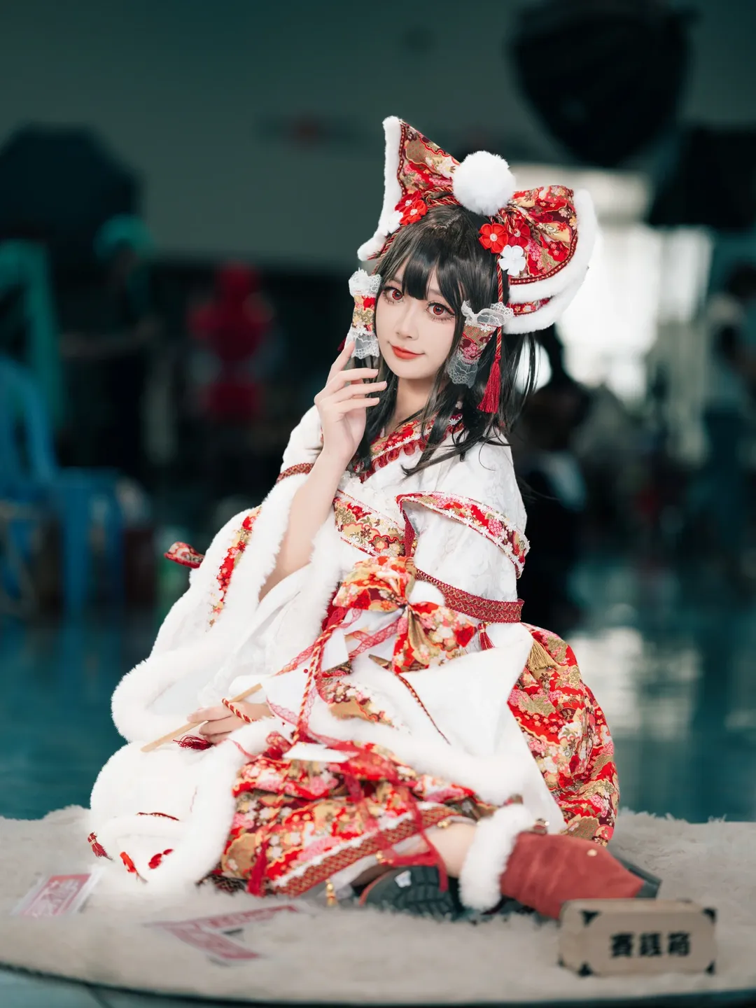 Reimu Hakurei Cosplay, Touhou Project, Anime convention, Shrine maiden cosplay, ACG Renaissance - Image 4