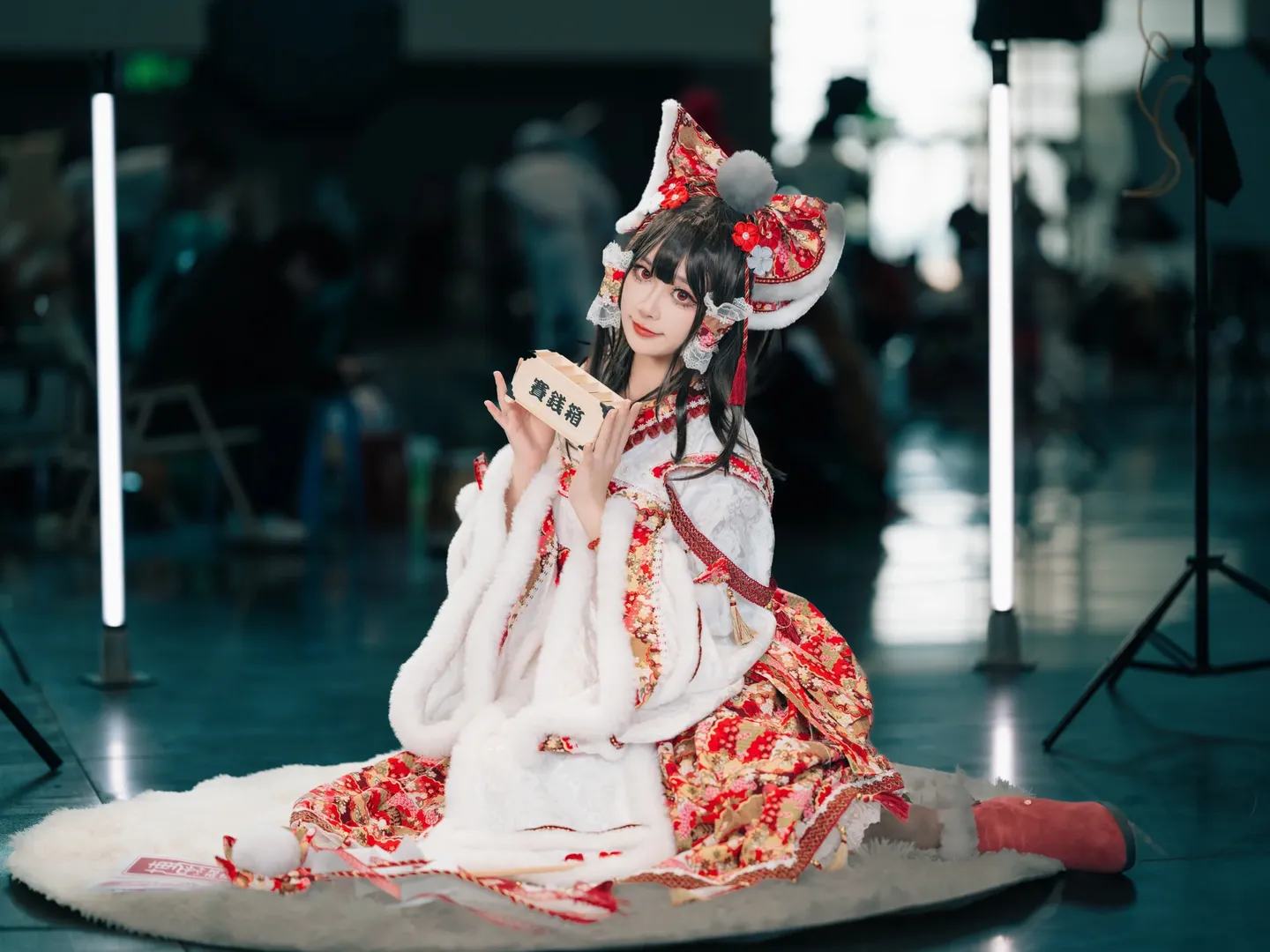 Reimu Hakurei Cosplay, Touhou Project, Anime convention, Shrine maiden cosplay, ACG Renaissance - Image 5
