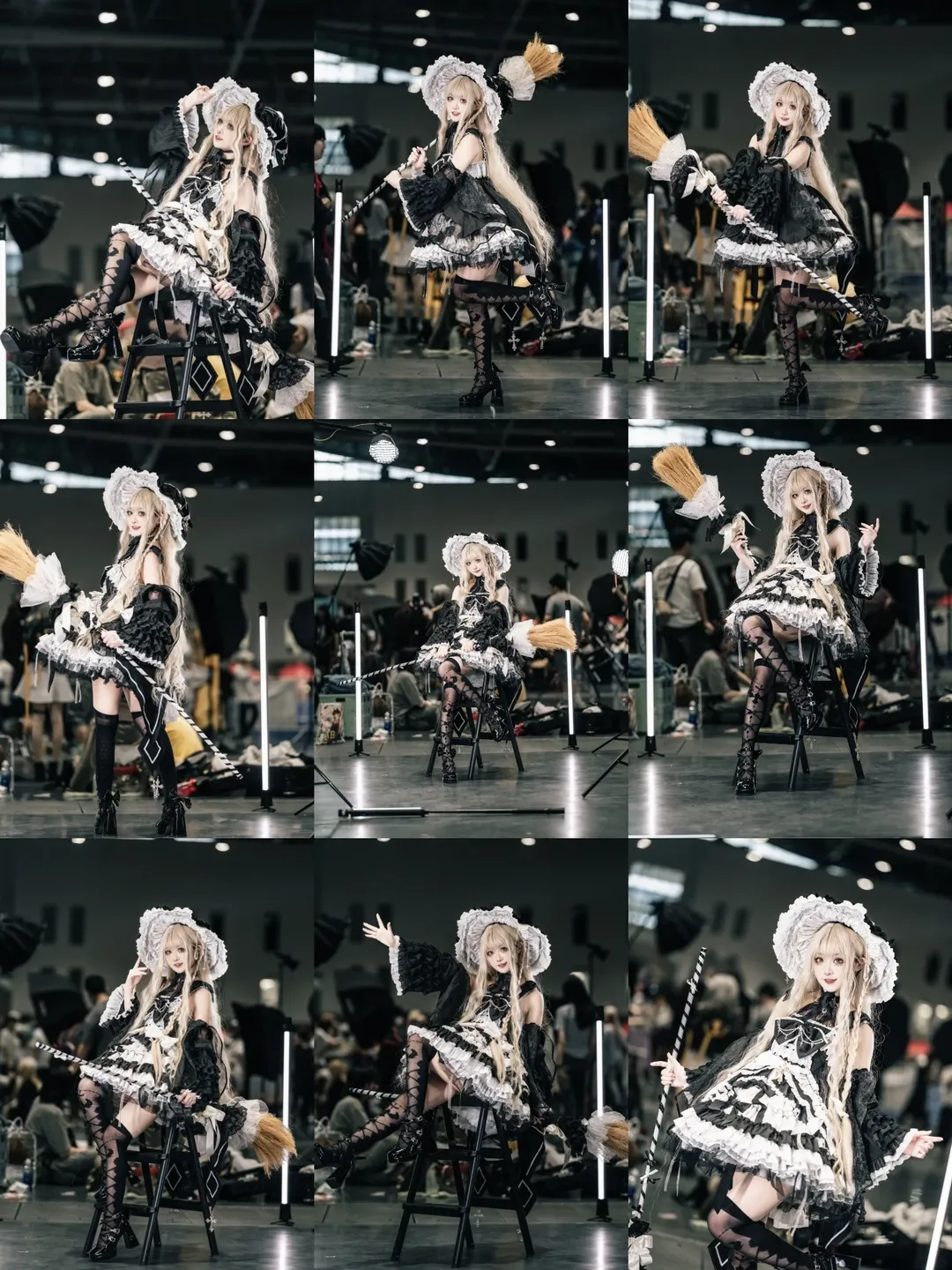 洛丽塔穿搭, 暴食魔女格拉妮cos, 小魔女动作参考, 漫展摄影技巧, 道具互动摆拍 - 第2张
