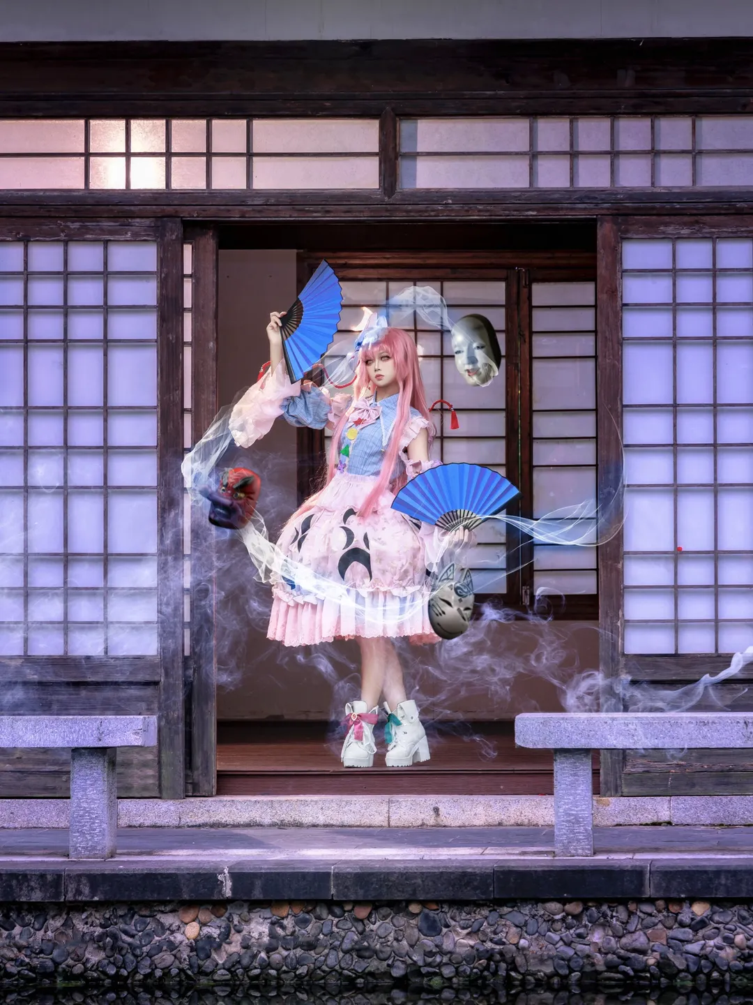 东方Project, 和风写真, 日系cosplay, 秦心cos, 梦幻二次元摄影
