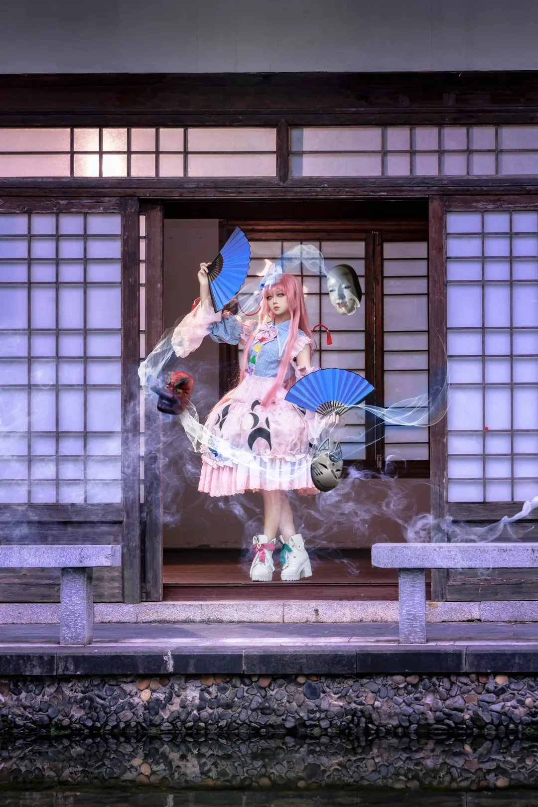 东方Project, 和风写真, 日系cosplay, 秦心cos, 梦幻二次元摄影 - 第2张