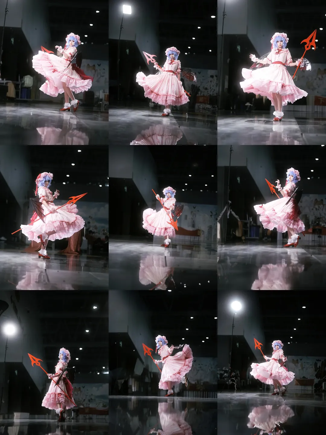 東方Project, レミリアコスプレ, コスプレ撮影, アニメイベントのポーズ参考, お嬢様ポーズ - 2枚目