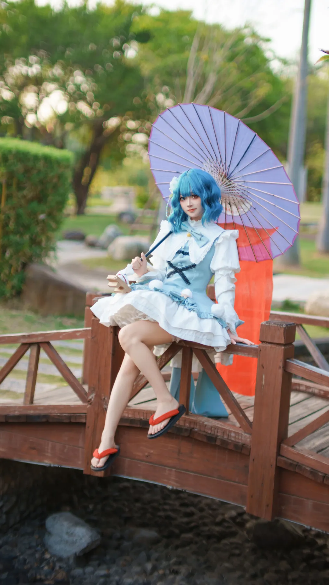 東方project, 多多良小傘cos, cosplay攝影, 二次元穿搭, 油紙傘道具