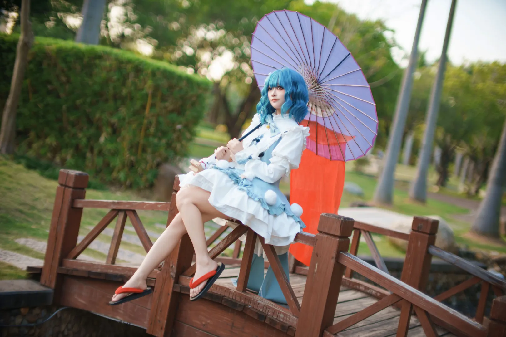 東方Project, 多々良小傘コスプレ, コスプレ撮影, 二次元ファッション, 油紙傘の小道具 - 2枚目
