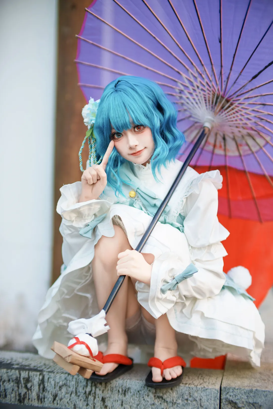 東方Project, 多々良小傘コスプレ, コスプレ撮影, 二次元ファッション, 油紙傘の小道具 - 3枚目