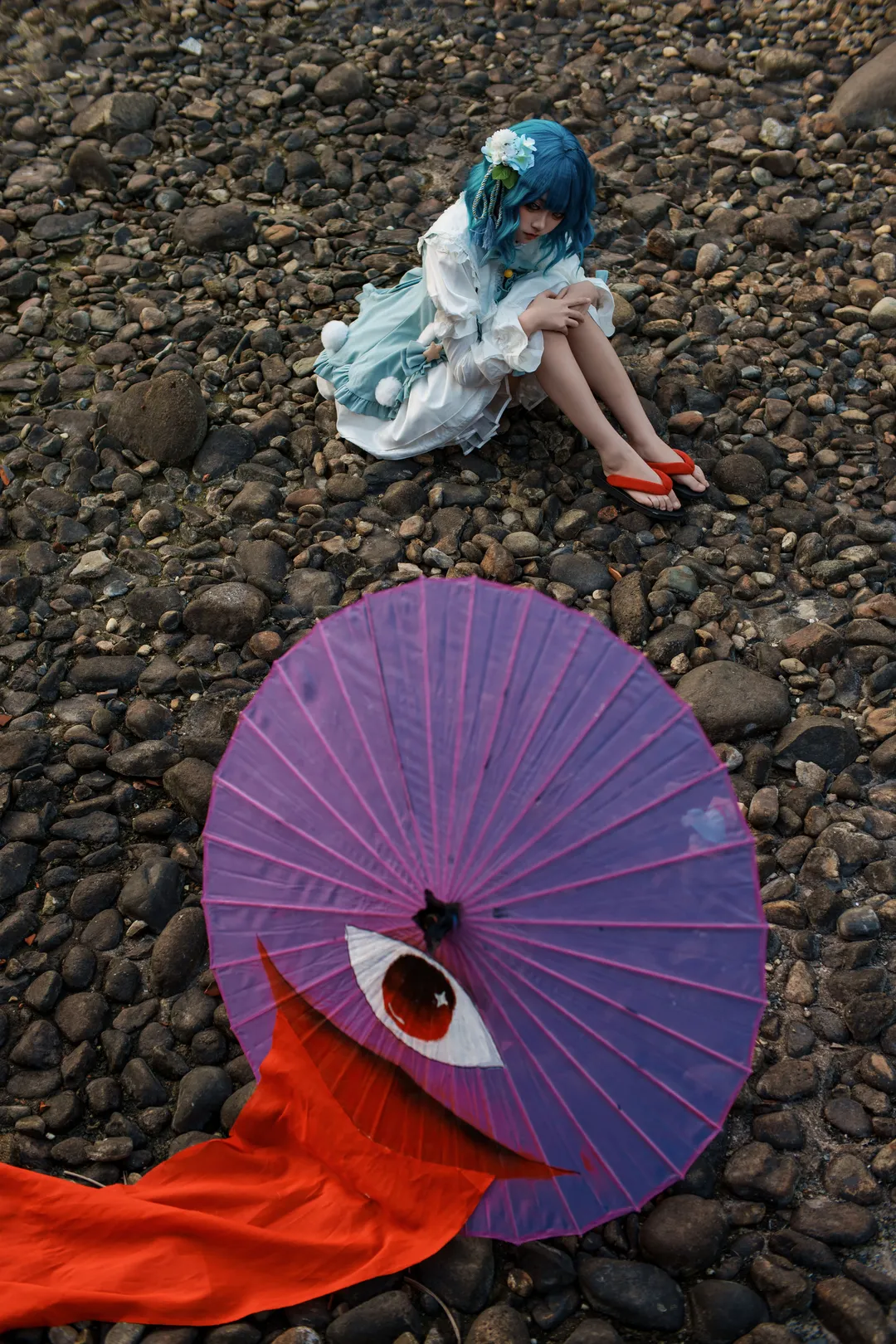東方Project, 多々良小傘コスプレ, コスプレ撮影, 二次元ファッション, 油紙傘の小道具 - 5枚目