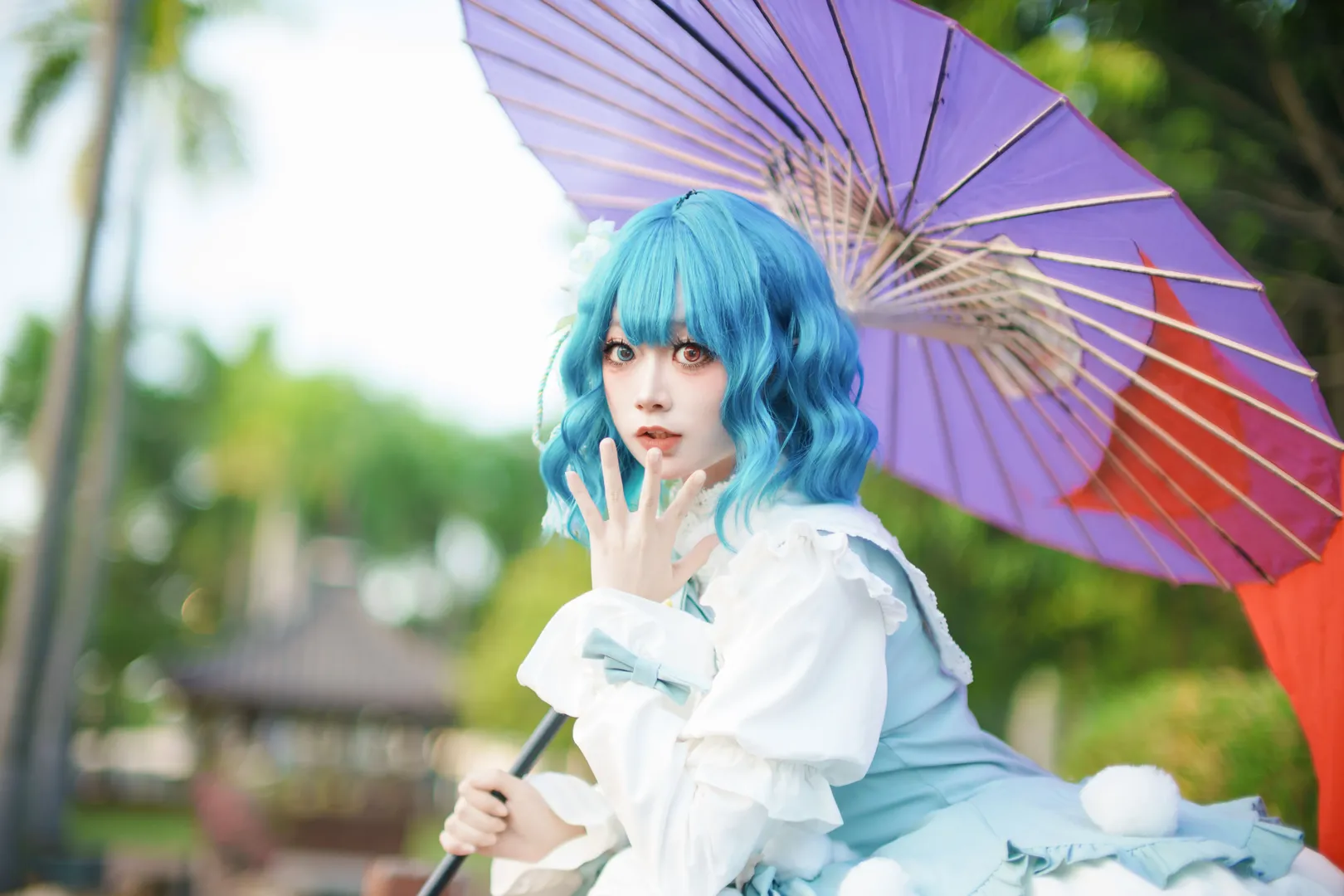 東方Project, 多々良小傘コスプレ, コスプレ撮影, 二次元ファッション, 油紙傘の小道具 - 7枚目