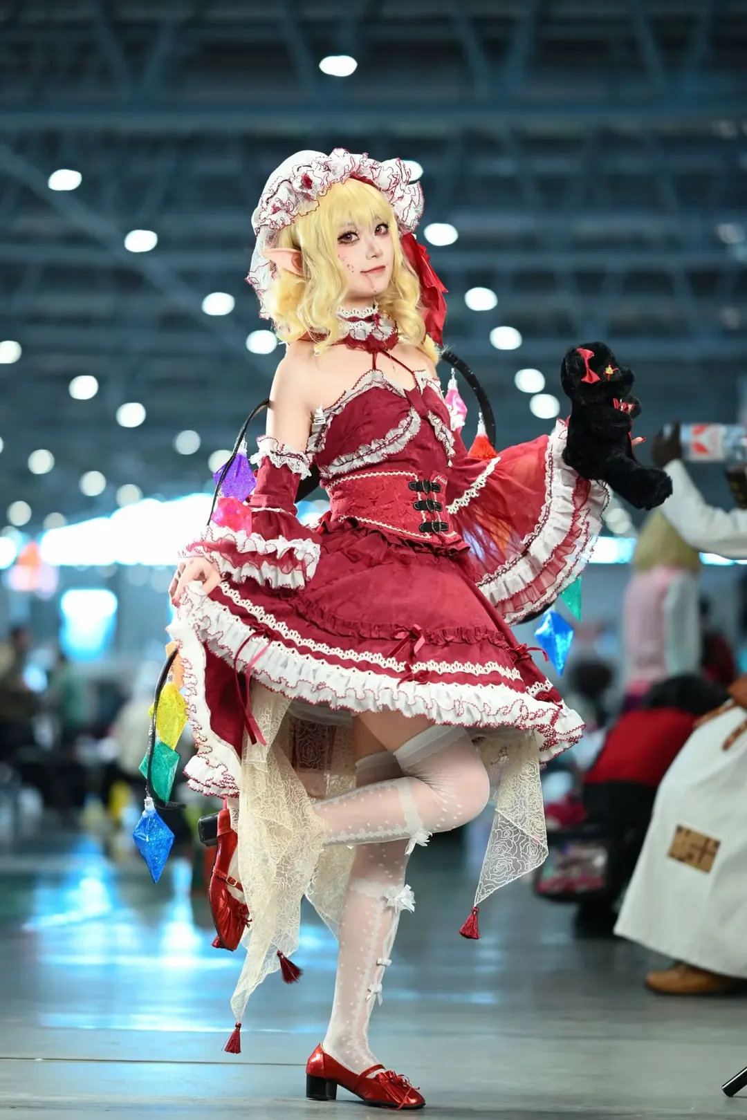 东方project, 芙兰朵露cos, 漫展拍照姿势, 吸血鬼装扮, 动作废 - 第12张