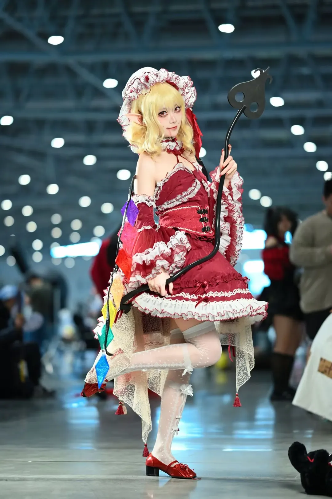 东方project, 芙兰朵露cos, 漫展拍照姿势, 吸血鬼装扮, 动作废 - 第7张