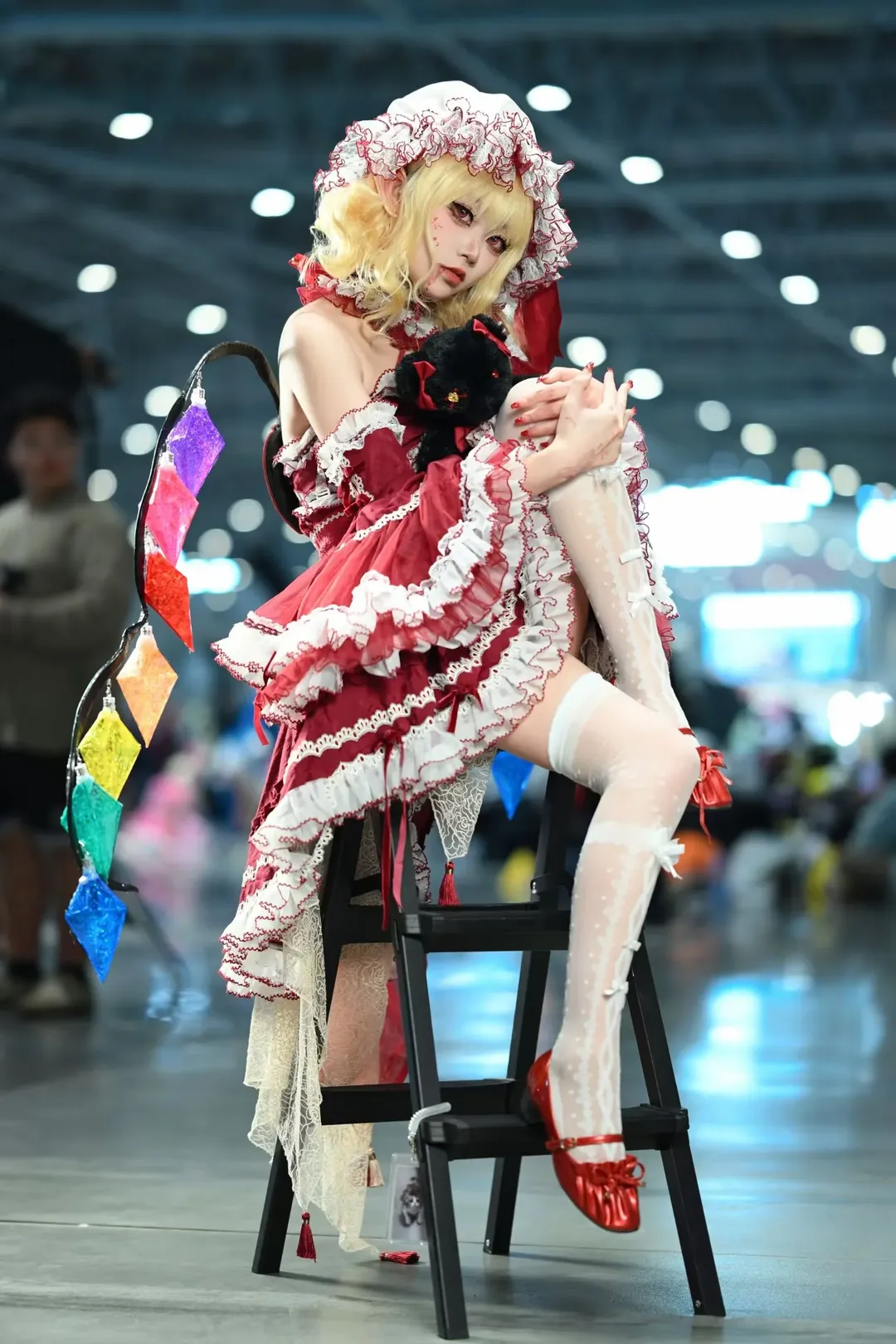 东方project, 芙兰朵露cos, 漫展拍照姿势, 吸血鬼装扮, 动作废 - 第8张