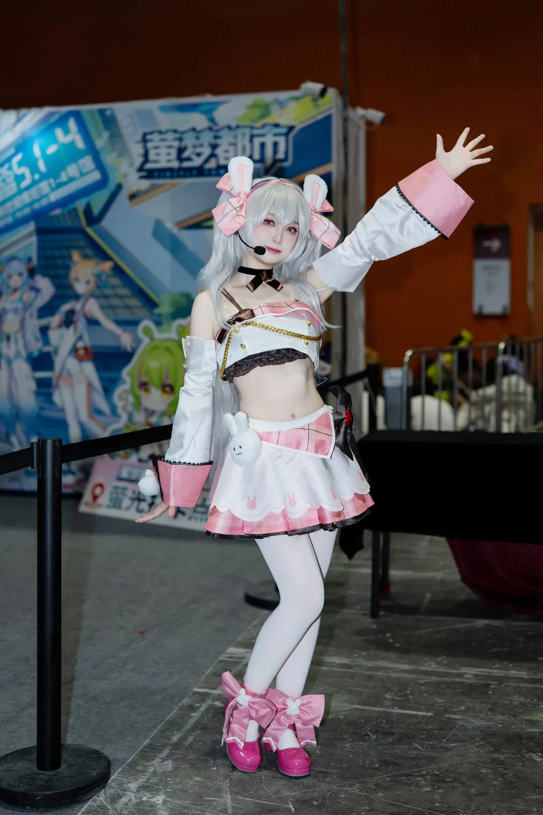 コスプレ, アズールレーン, ラフィー コスプレ, 広州ホタルアニメゲーム博覧会, うさ耳アイドル - 3枚目
