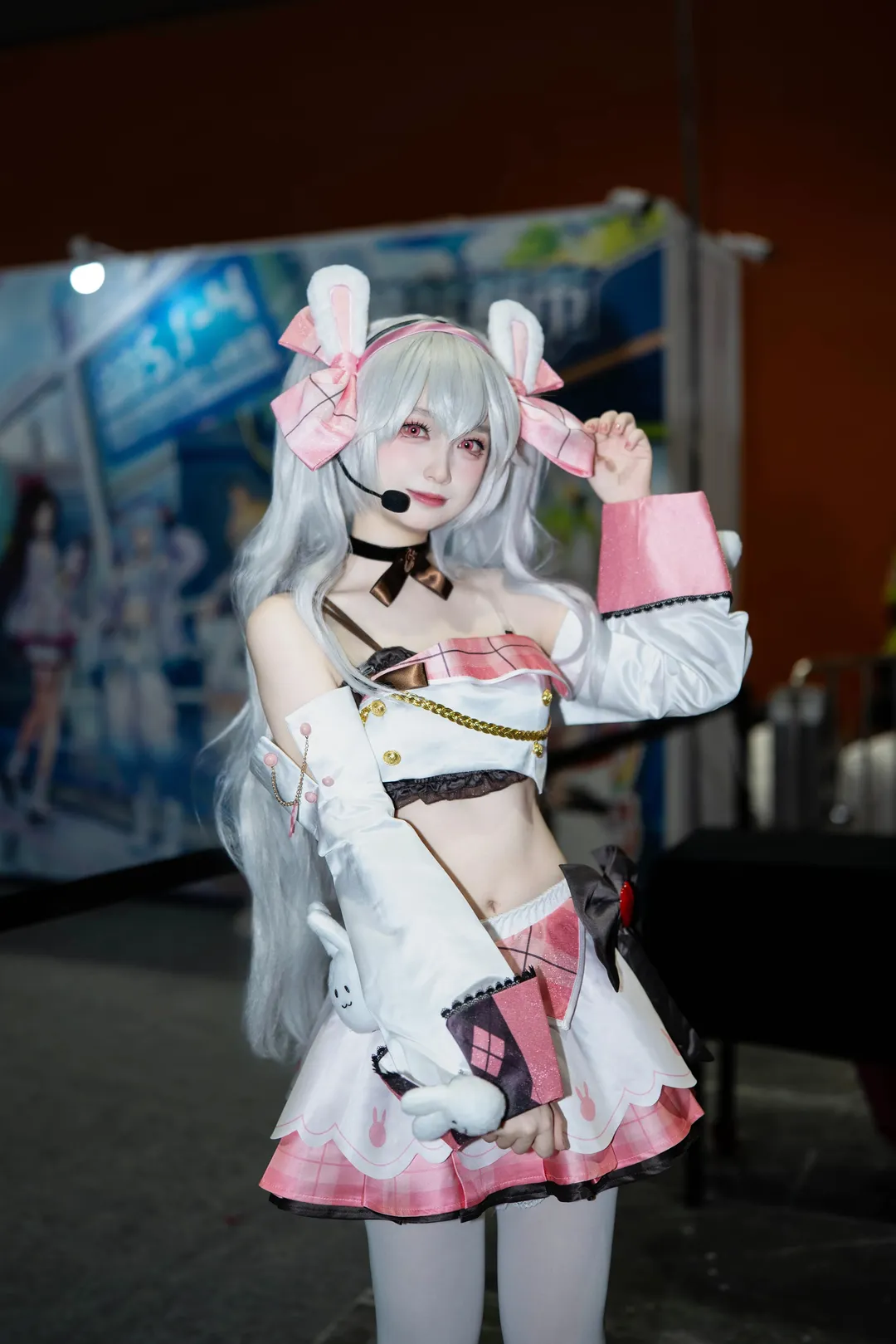 コスプレ, アズールレーン, ラフィー コスプレ, 広州ホタルアニメゲーム博覧会, うさ耳アイドル - 5枚目