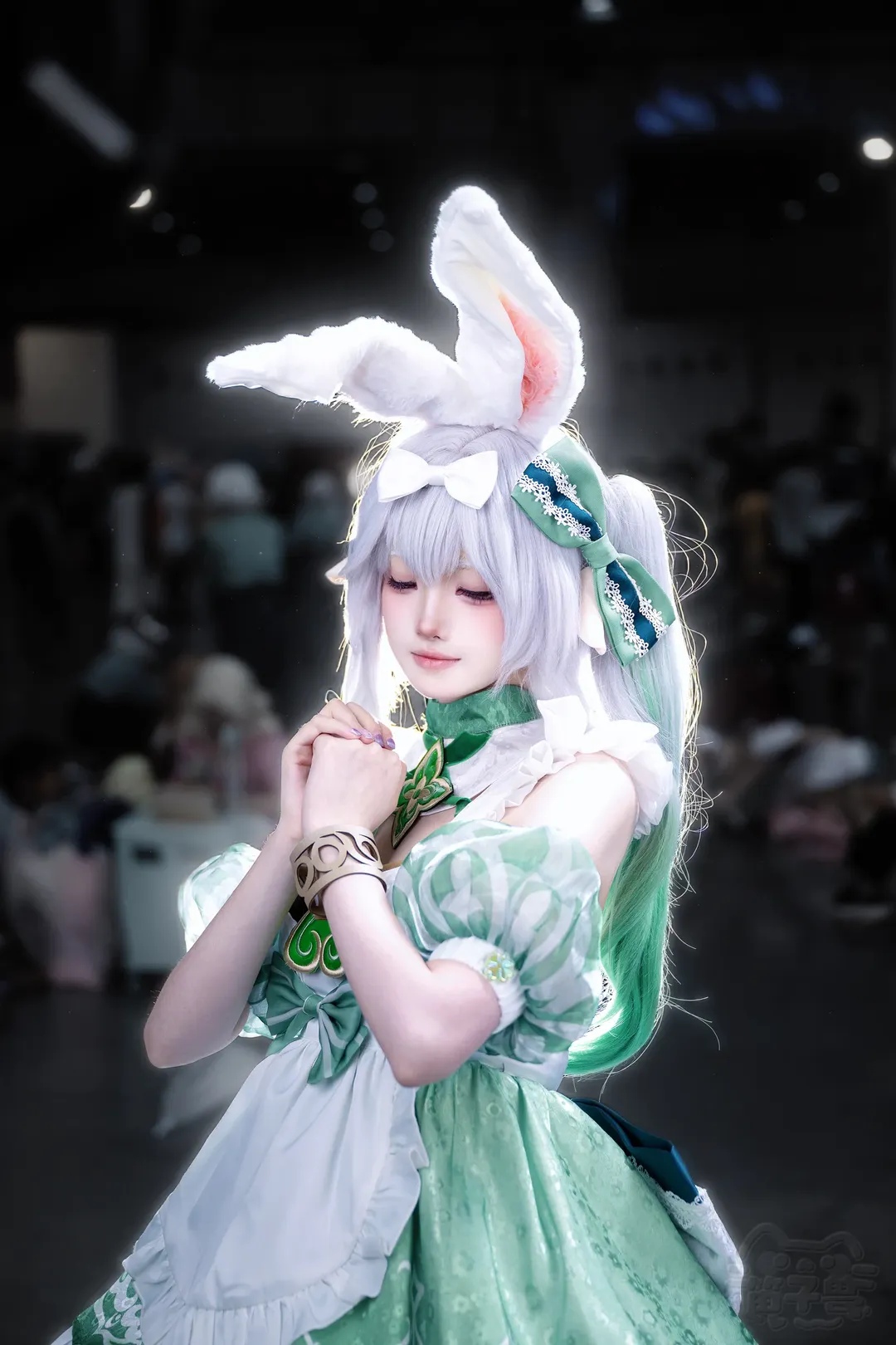 原神, 纳西妲cos, 漫展返图, Cosplay分享, 兔女仆装 - 第4张