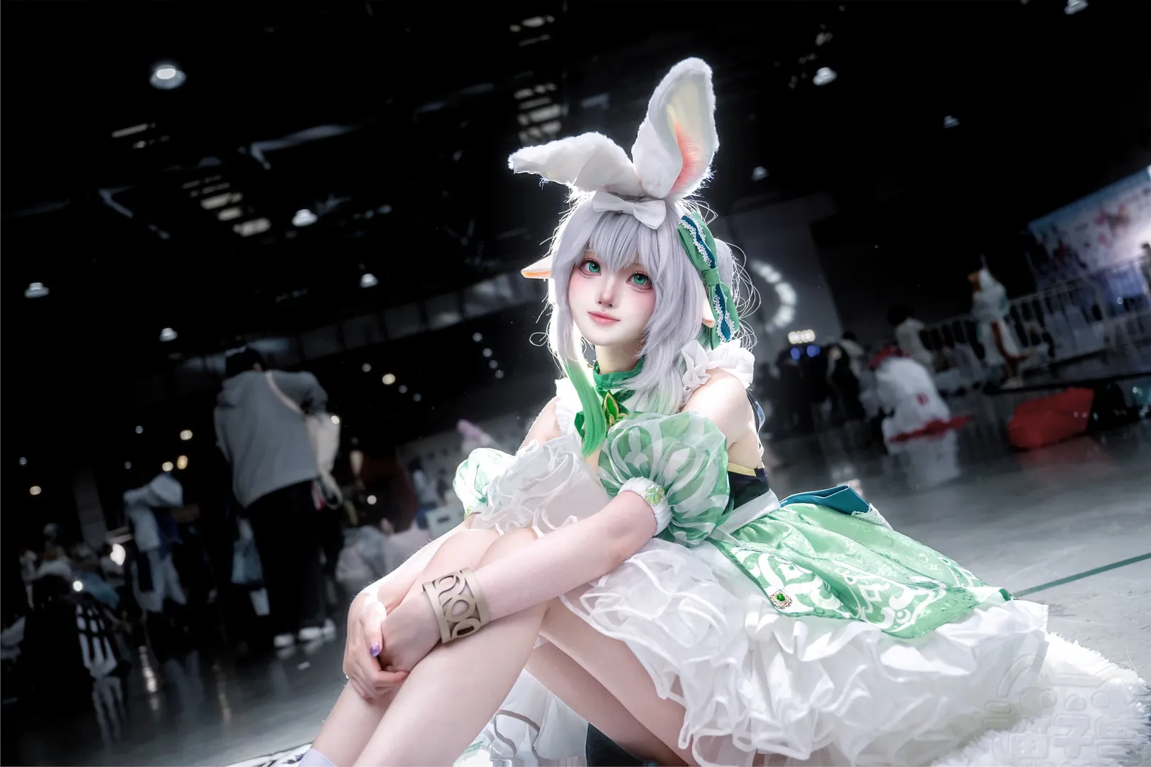 原神, 纳西妲cos, 漫展返图, Cosplay分享, 兔女仆装 - 第6张