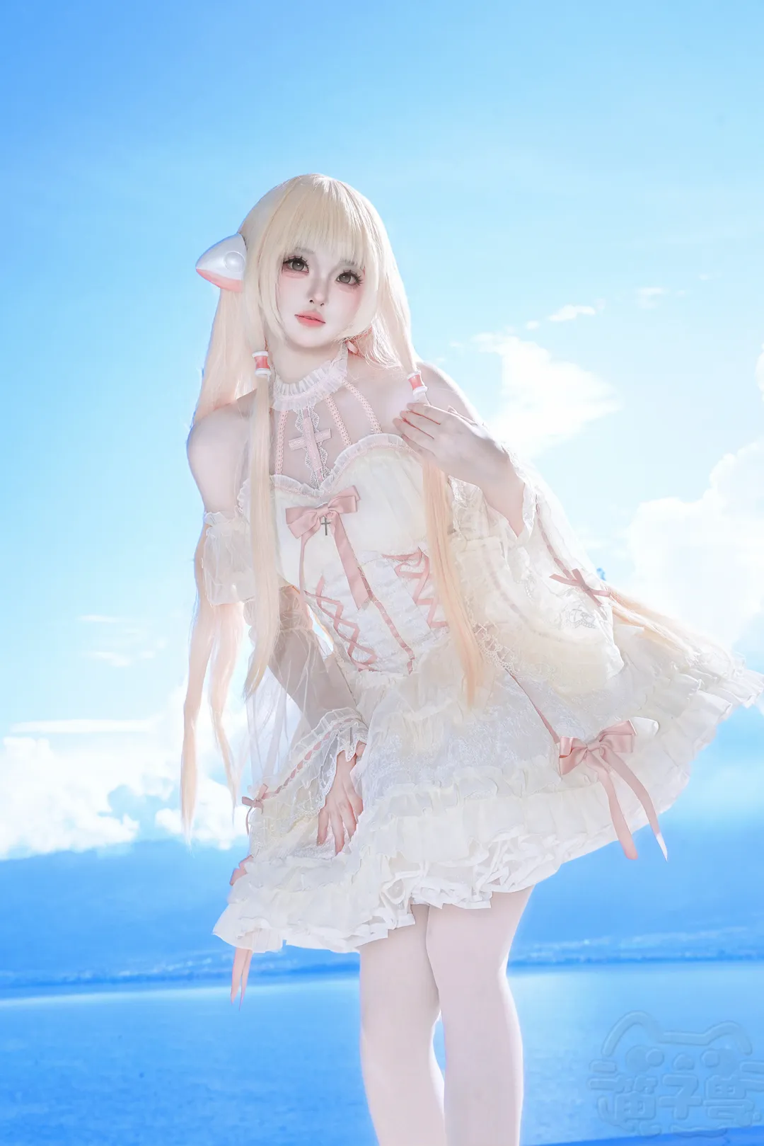 小叽cos, 人形电脑天使心, 大理旅拍, 外景cosplay, 十字姬
