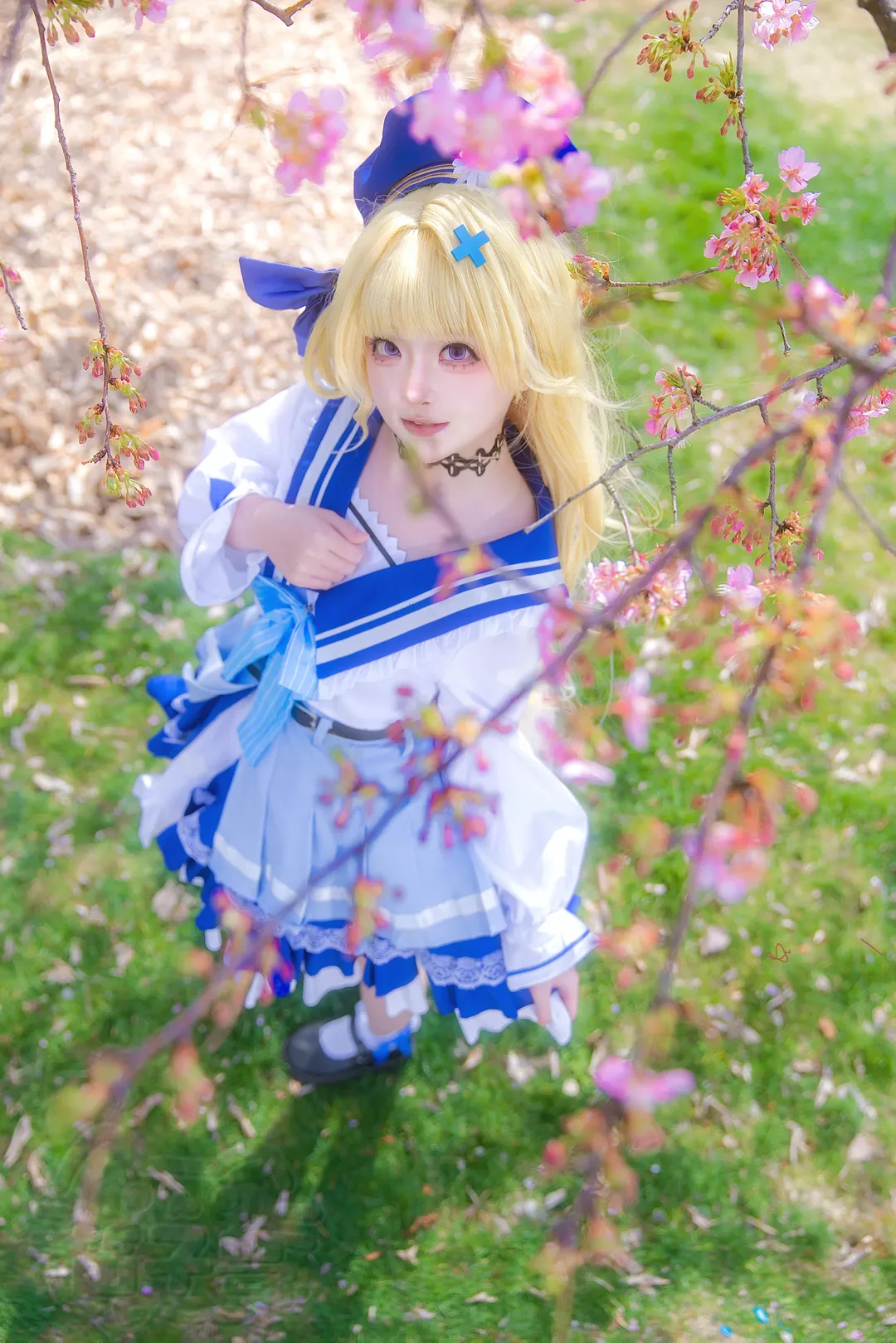菲比cos, 鸣潮, 二次元摄影, cosplay日常, 樱花写真 - 第2张