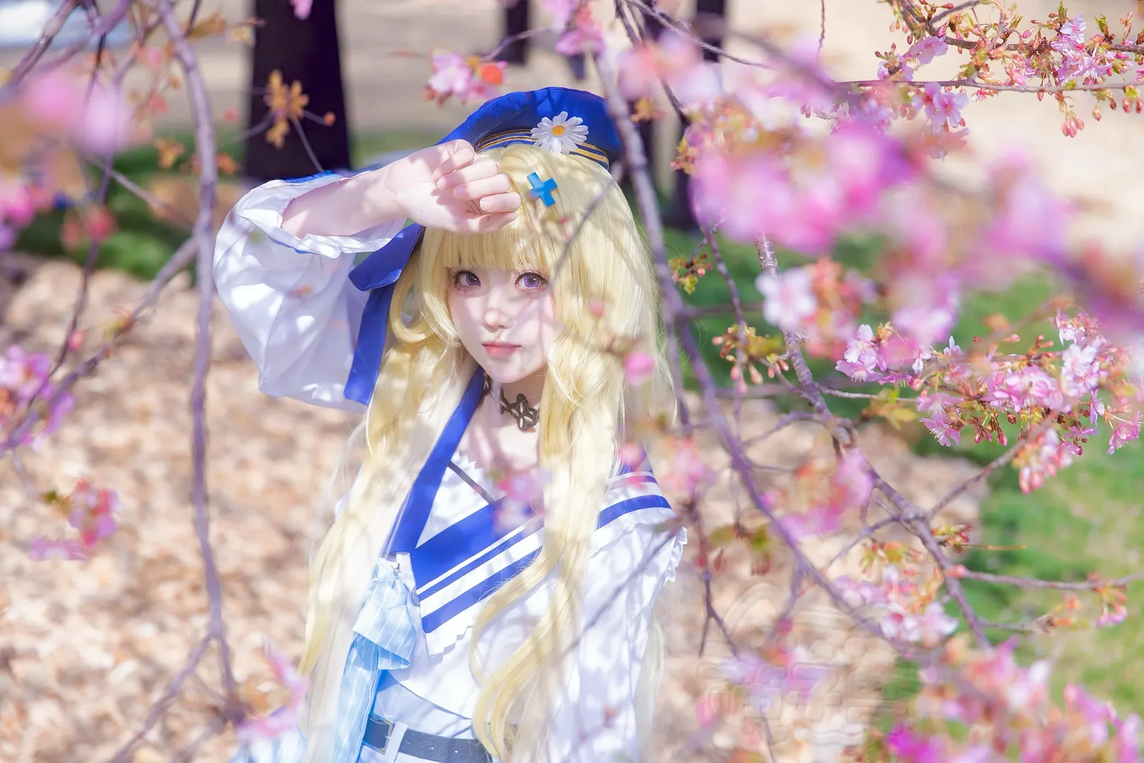 菲比cos, 鸣潮, 二次元摄影, cosplay日常, 樱花写真 - 第4张