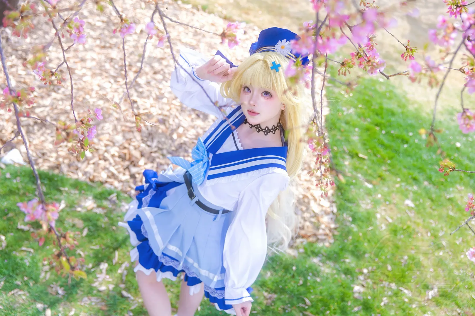 菲比cos, 鸣潮, 二次元摄影, cosplay日常, 樱花写真 - 第5张
