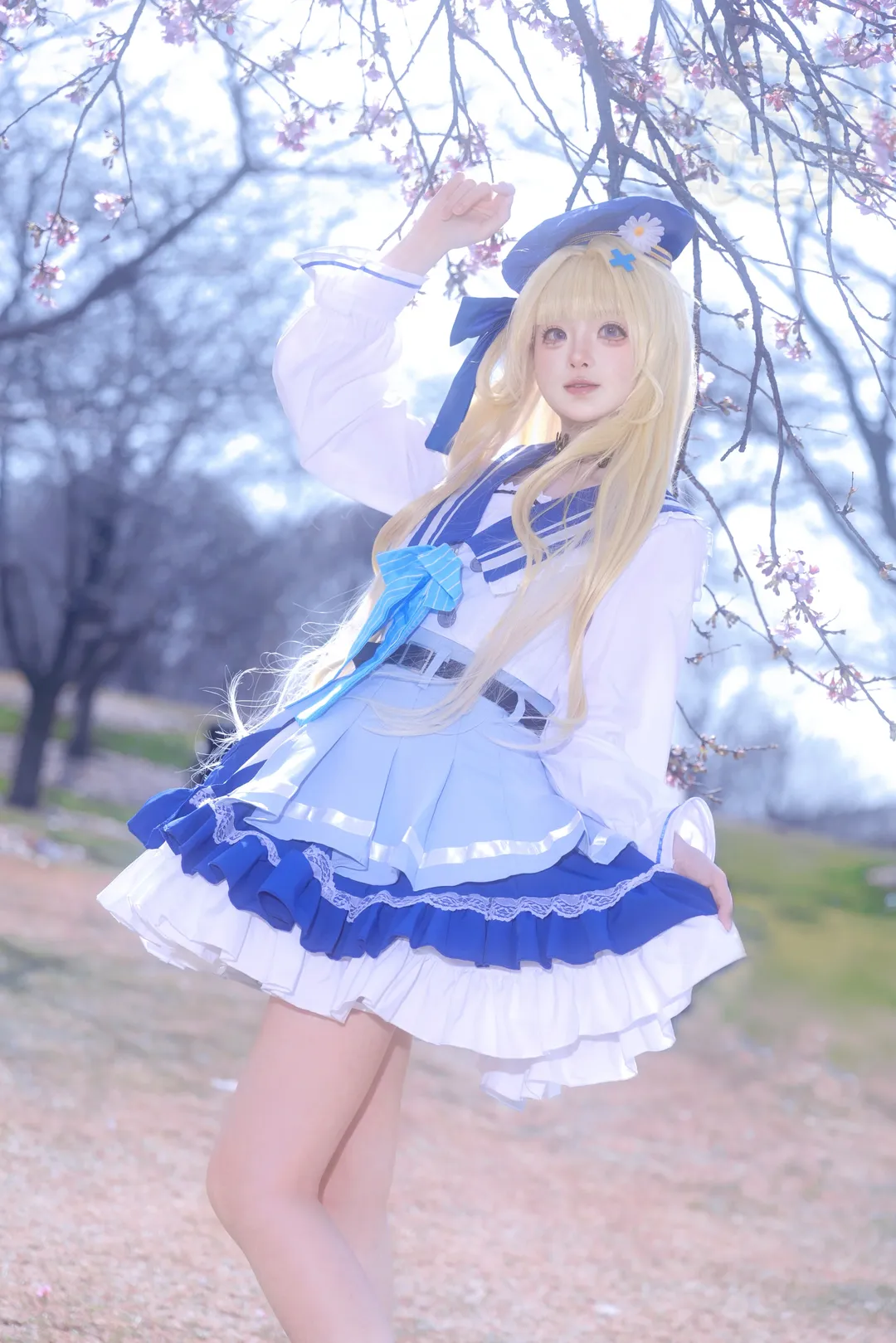 菲比cos, 鸣潮, 二次元摄影, cosplay日常, 樱花写真 - 第7张