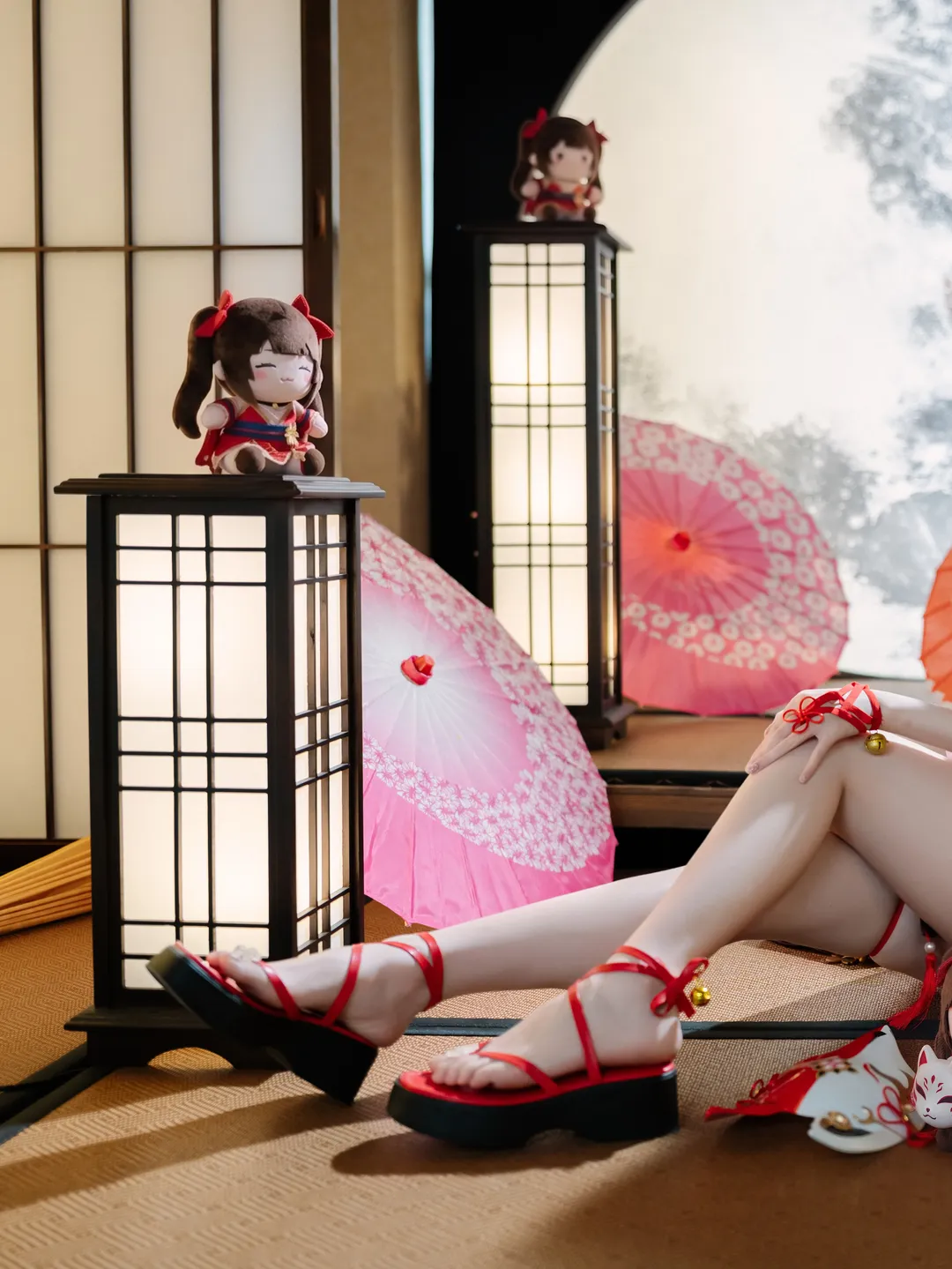 崩壞星穹鐵道, 和風攝影, 花火cos, cosplay正片, 肉肉腿 - 第1張