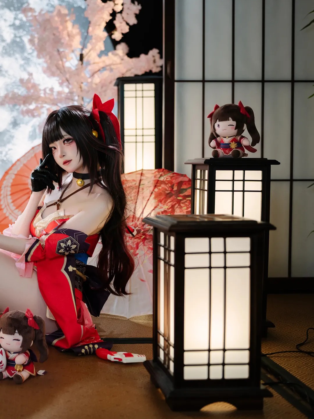 崩壞星穹鐵道, 和風攝影, 花火cos, cosplay正片, 肉肉腿 - 第2張