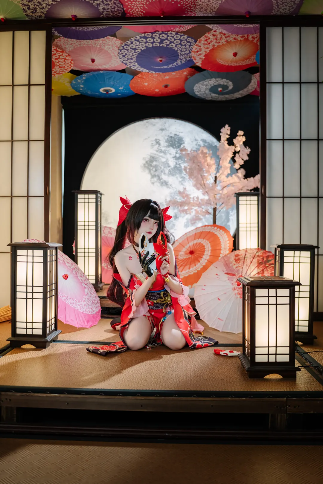 崩壞星穹鐵道, 和風攝影, 花火cos, cosplay正片, 肉肉腿 - 第5張