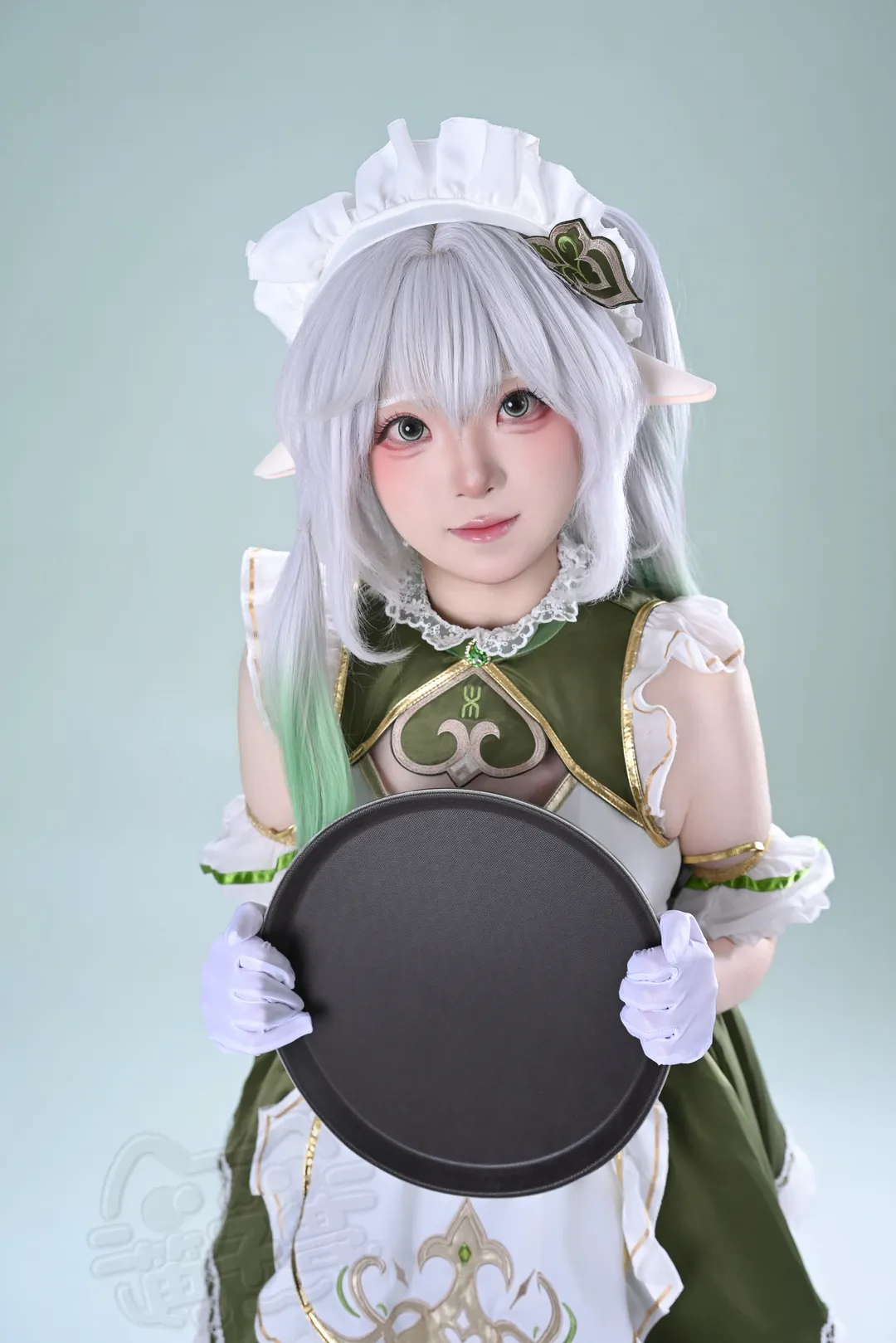 原神, 纳西妲cos, 女仆装, cosplay摄影, 二次元还原