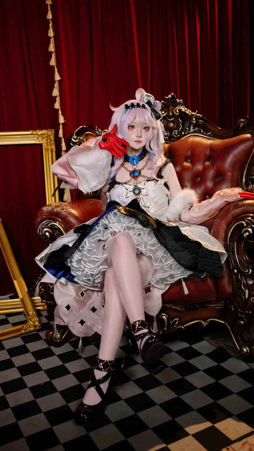 鸣潮, 达妮娅cos, cosplay摄影, 白丝穿搭, 鸣潮cosplay