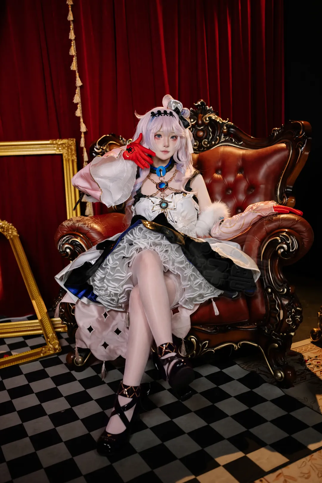 鳴潮, ダーニャ コスプレ, コスプレ撮影, 白ニーソコーデ, 鳴潮 コスプレ - 2枚目