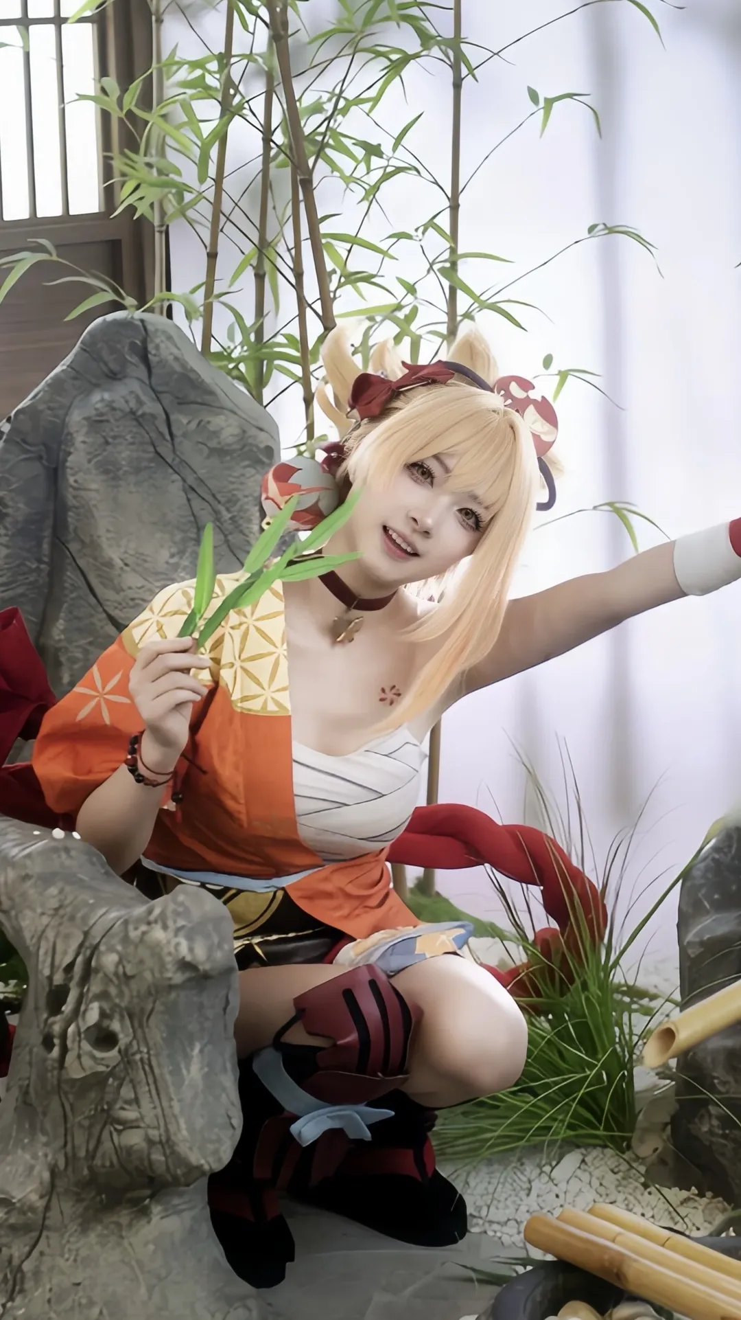 角色扮演, 原神, cosplay摄影, 和风造型, 宵宫cos - 第2张