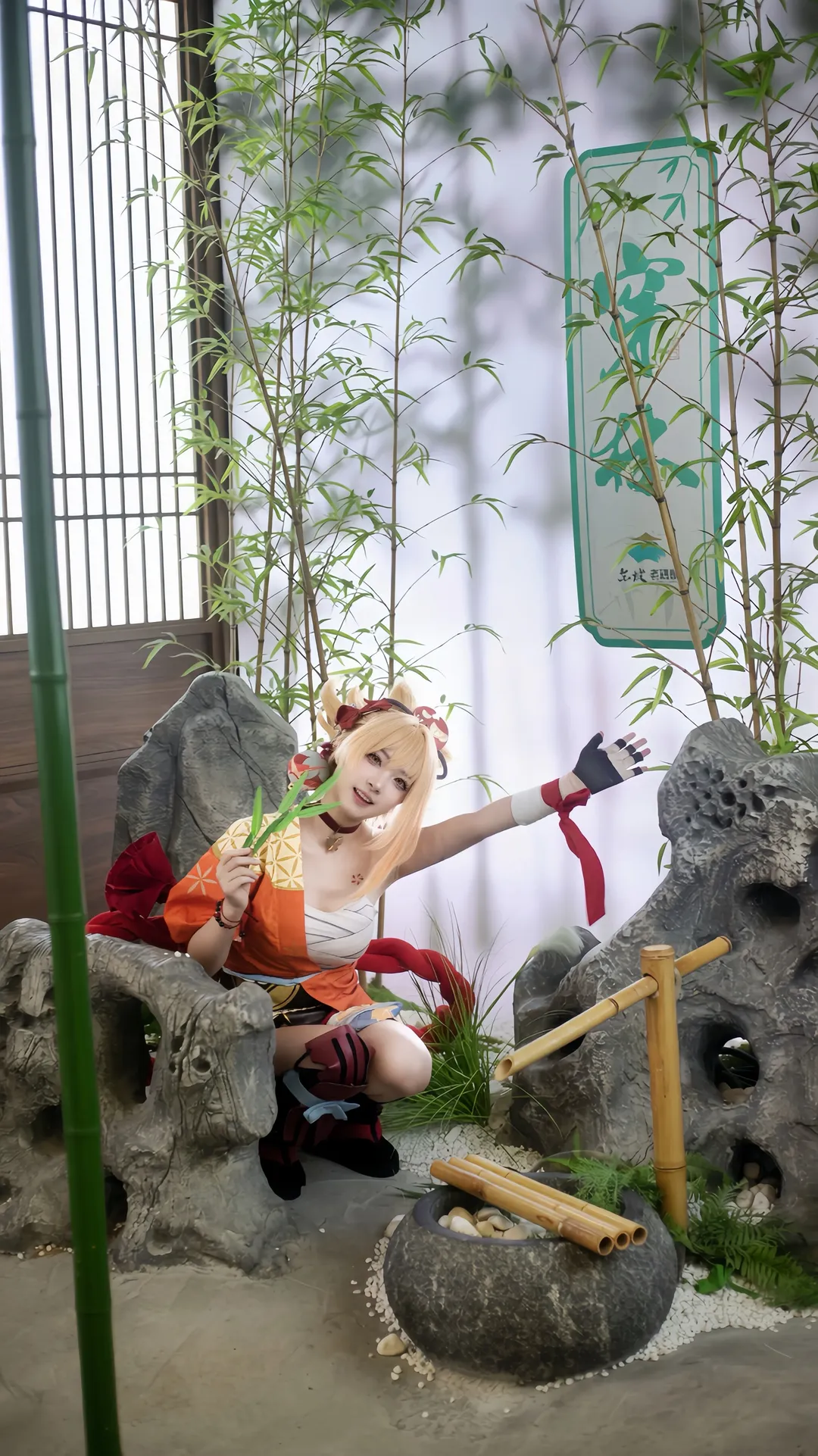 角色扮演, 原神, cosplay摄影, 和风造型, 宵宫cos - 第3张