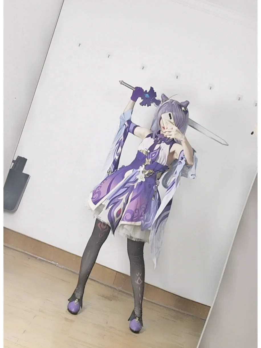 角色扮演, 原神, 二次元摄影, 刻晴cos, cosplay分享
