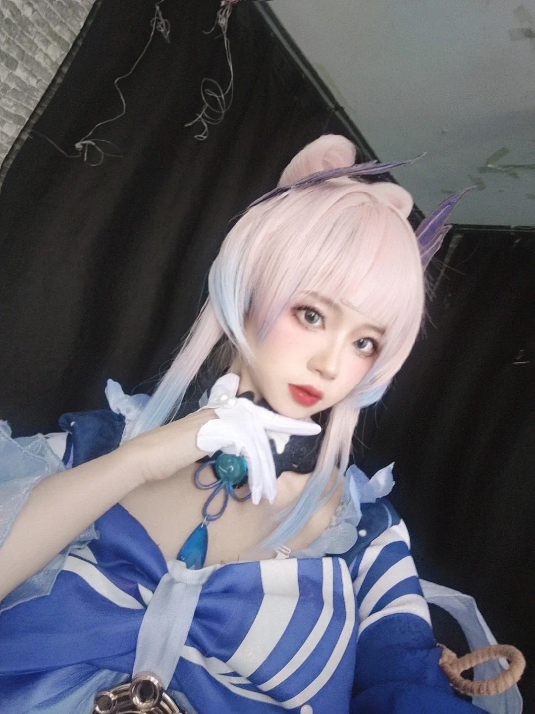 原神, 珊瑚宮心海 コスプレ, 二次元日常, コスプレコーディネート, 水属性少女