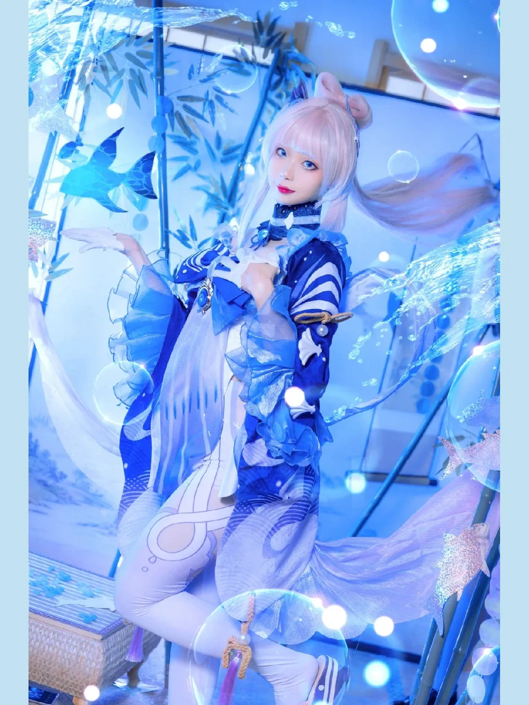 原神, 珊瑚宮心海 コスプレ, 二次元コスプレ, 観賞魚, 青い雰囲気 - 2枚目