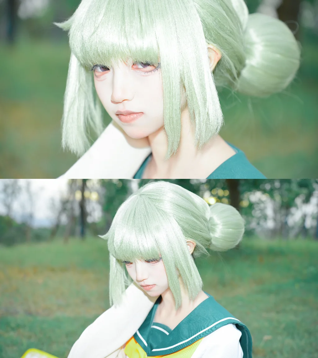 户外cosplay, 二次元日常, 阿良河基维cos, 憧憬成为魔法少女, jk制服野餐 - 第6张