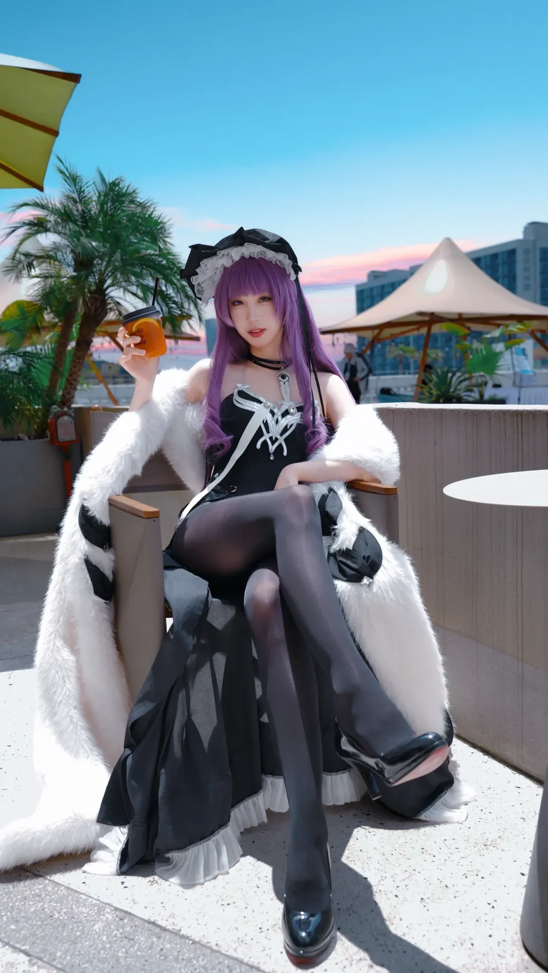 アズールレーン, イベント写真, タシュケント コスプレ, 夏コス, 屋上外景 - 1枚目