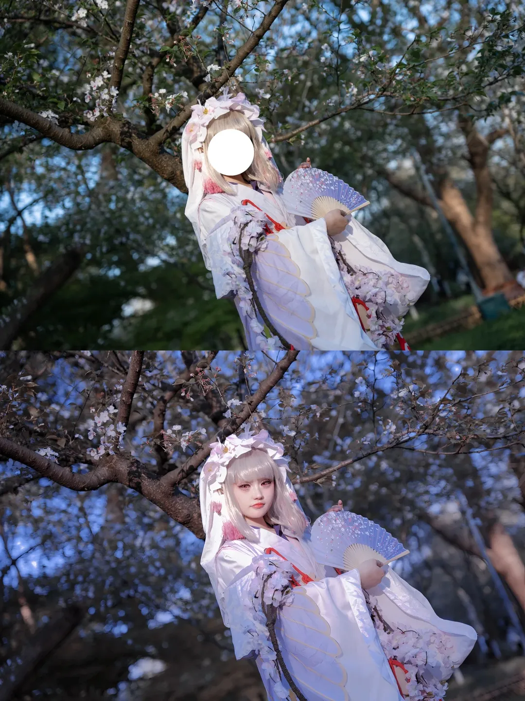 cosplay, 和風裝扮, 春日外景, 手機調色, 醒圖濾鏡 - 第1張