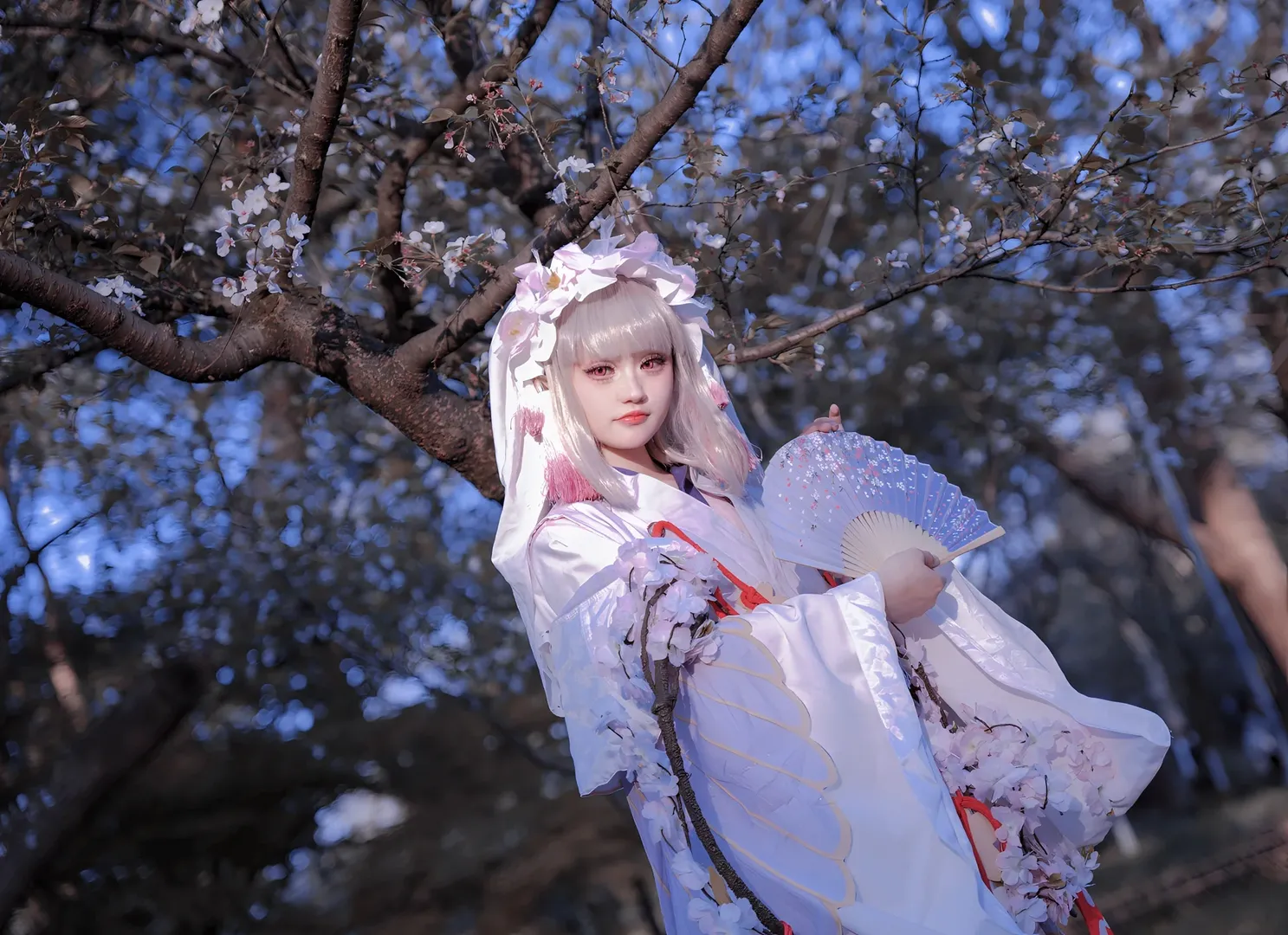 cosplay, 和风装扮, 春日外景, 手机调色, 醒图滤镜