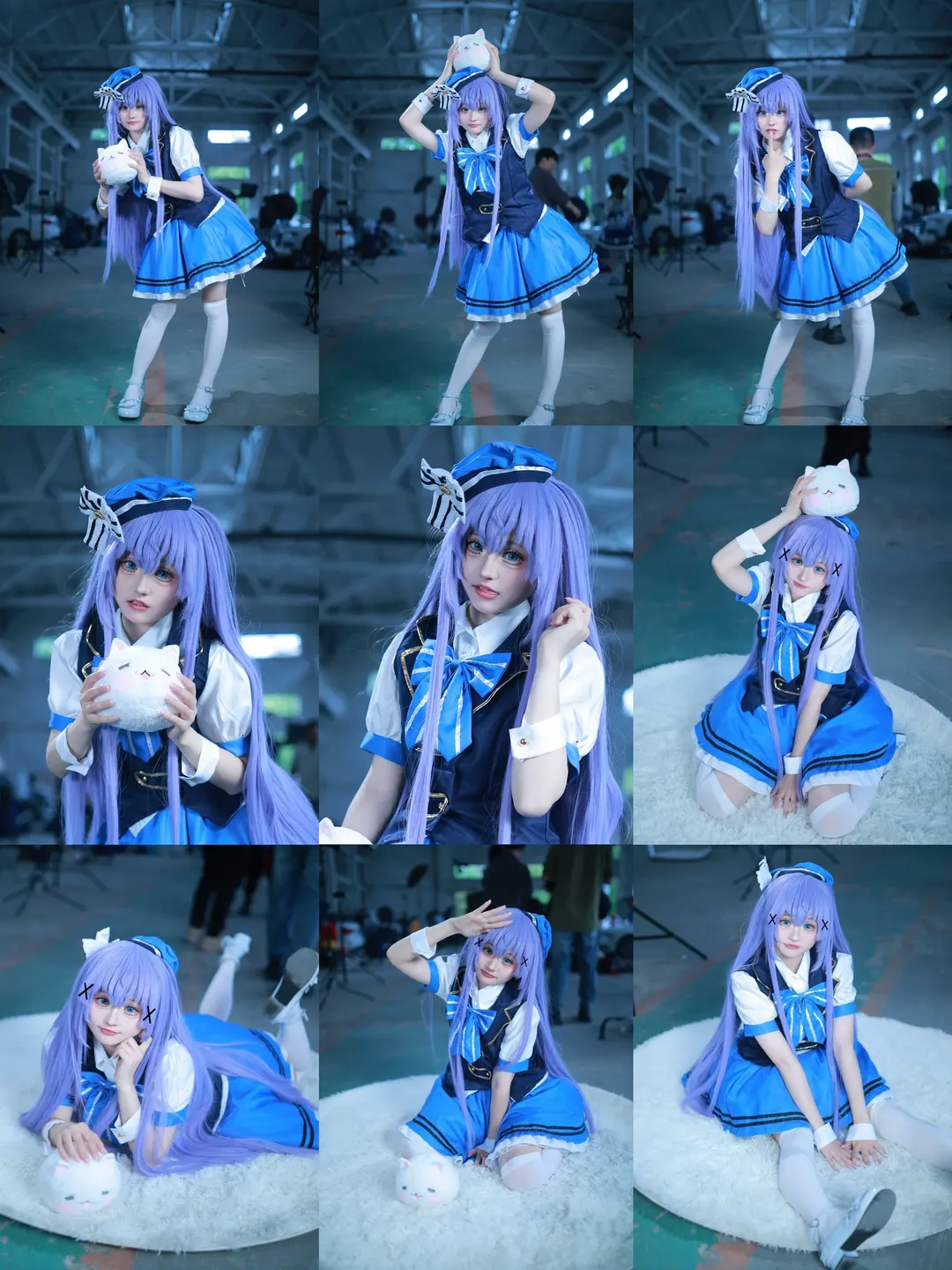 漫展场照, cosplay动作参考, 香风智乃cos, 点兔, 萌妹穿搭 - 第1张