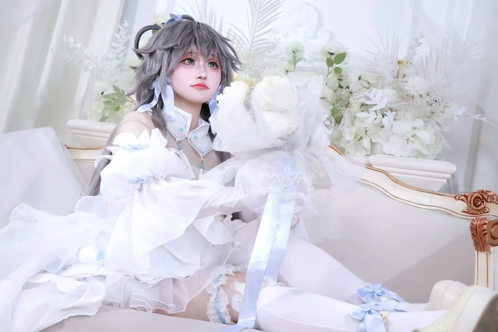 洛天依cos, cosplay动作参考, Coser分享, 二次元花嫁, 洛天依场刊花嫁 - 第10张