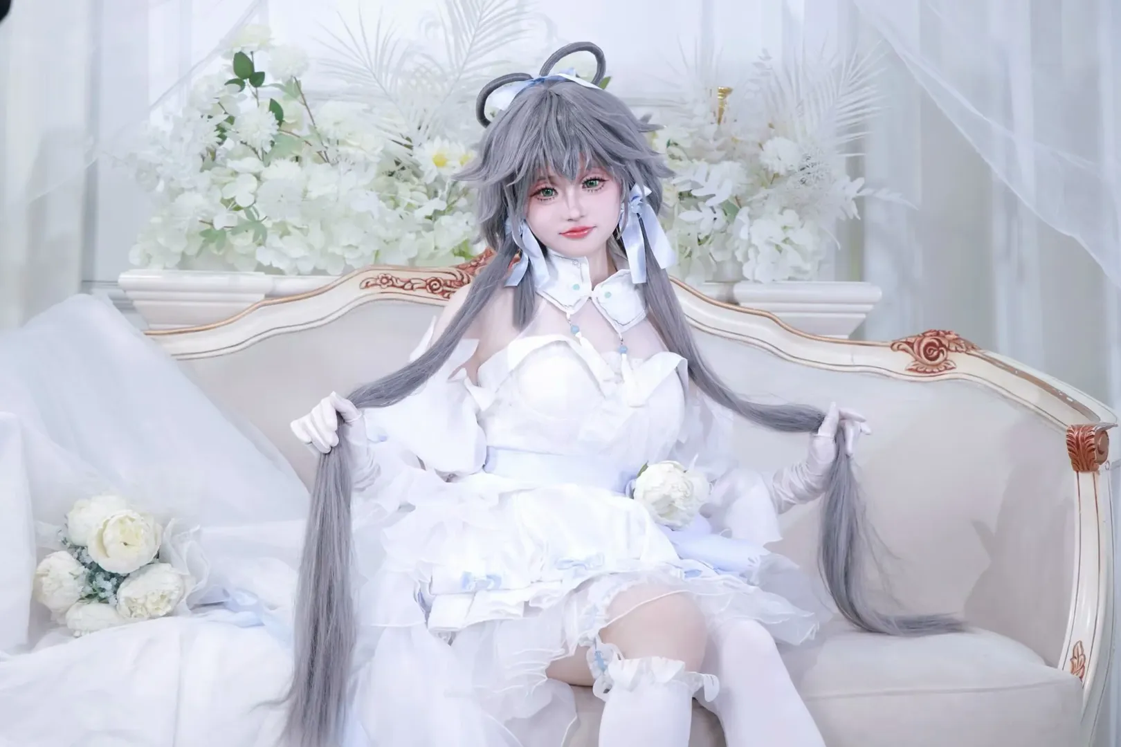 洛天依cos, cosplay动作参考, Coser分享, 二次元花嫁, 洛天依场刊花嫁 - 第13张