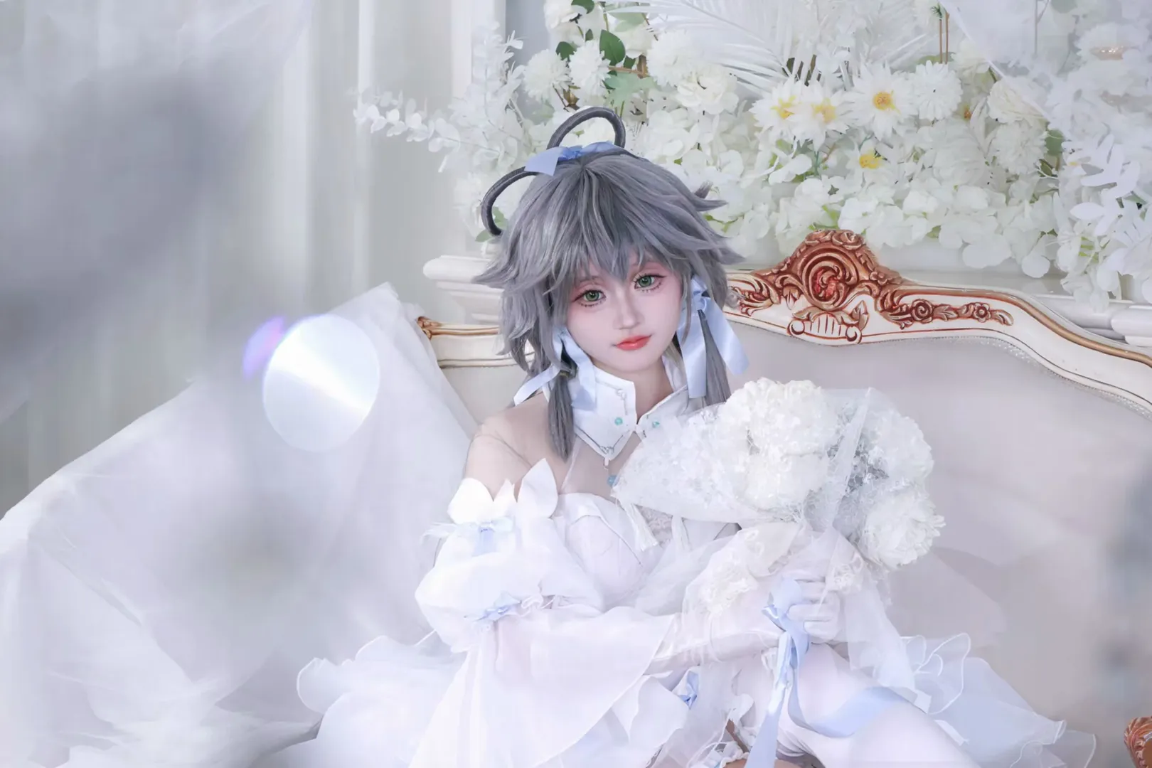 洛天依cos, cosplay动作参考, Coser分享, 二次元花嫁, 洛天依场刊花嫁 - 第2张