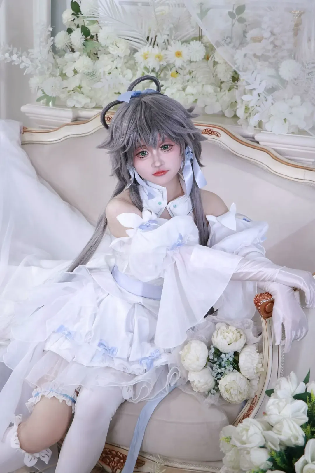 洛天依cos, cosplay动作参考, Coser分享, 二次元花嫁, 洛天依场刊花嫁 - 第4张