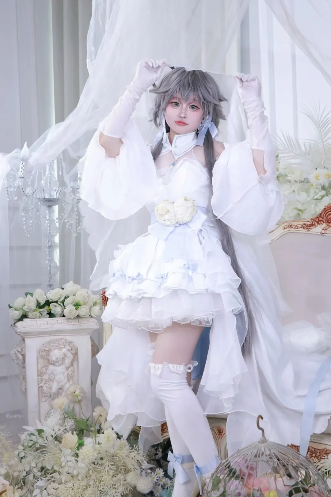 洛天依cos, cosplay动作参考, Coser分享, 二次元花嫁, 洛天依场刊花嫁 - 第5张