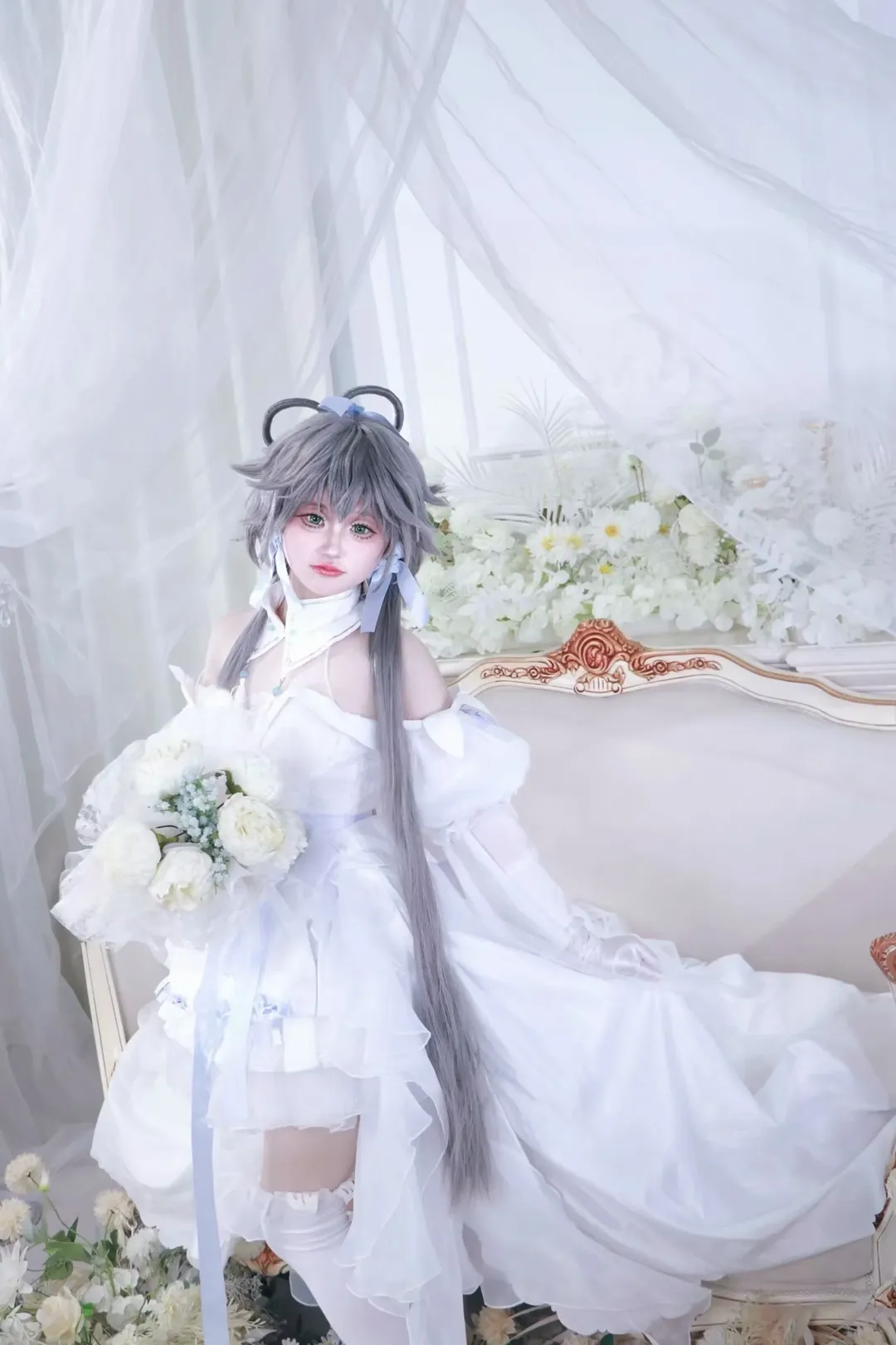 洛天依cos, cosplay动作参考, Coser分享, 二次元花嫁, 洛天依场刊花嫁 - 第6张